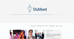 Desktop Screenshot of dumont.de